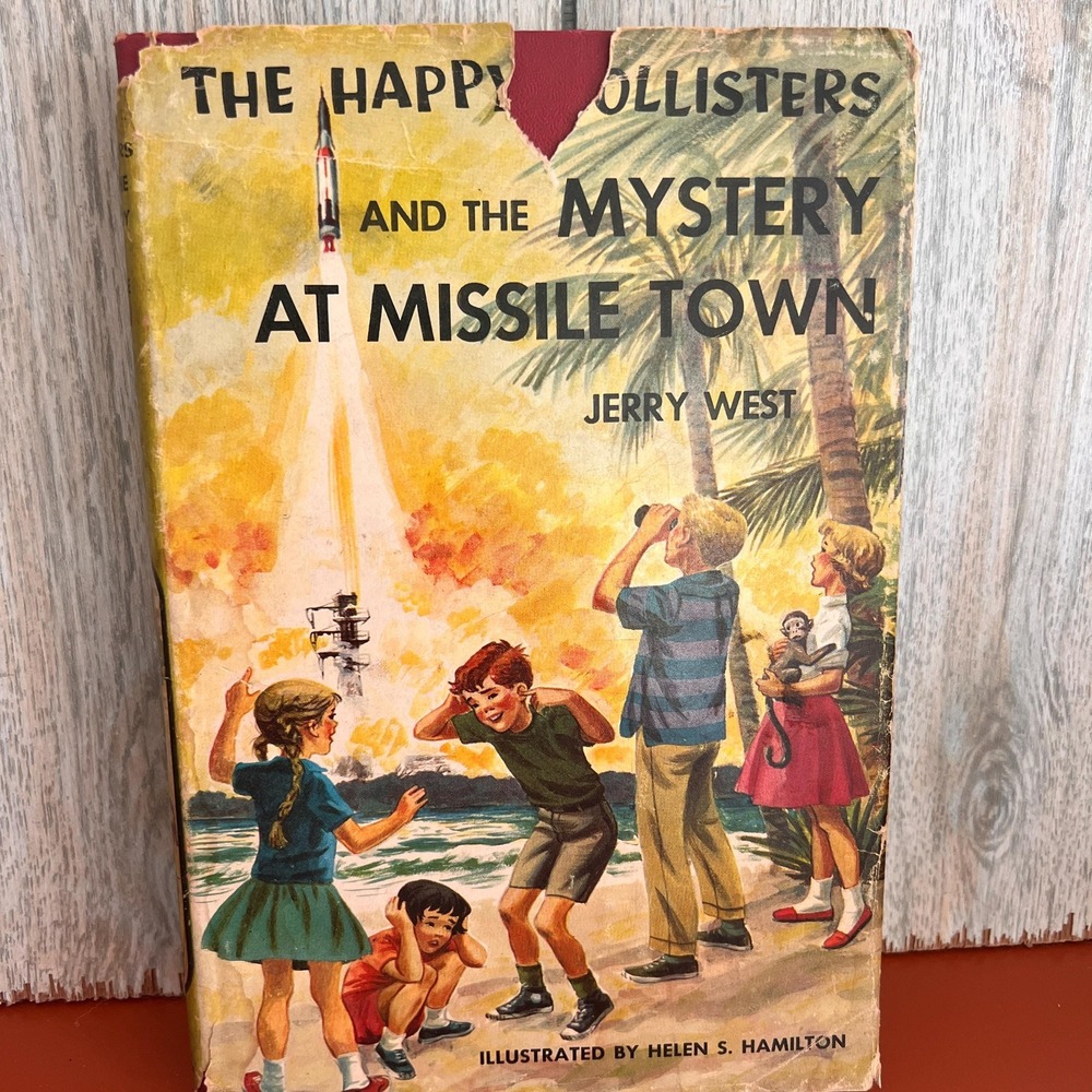 Happy Hollisters and the Mystery at Missile Town by Jerry West Vtg 1961